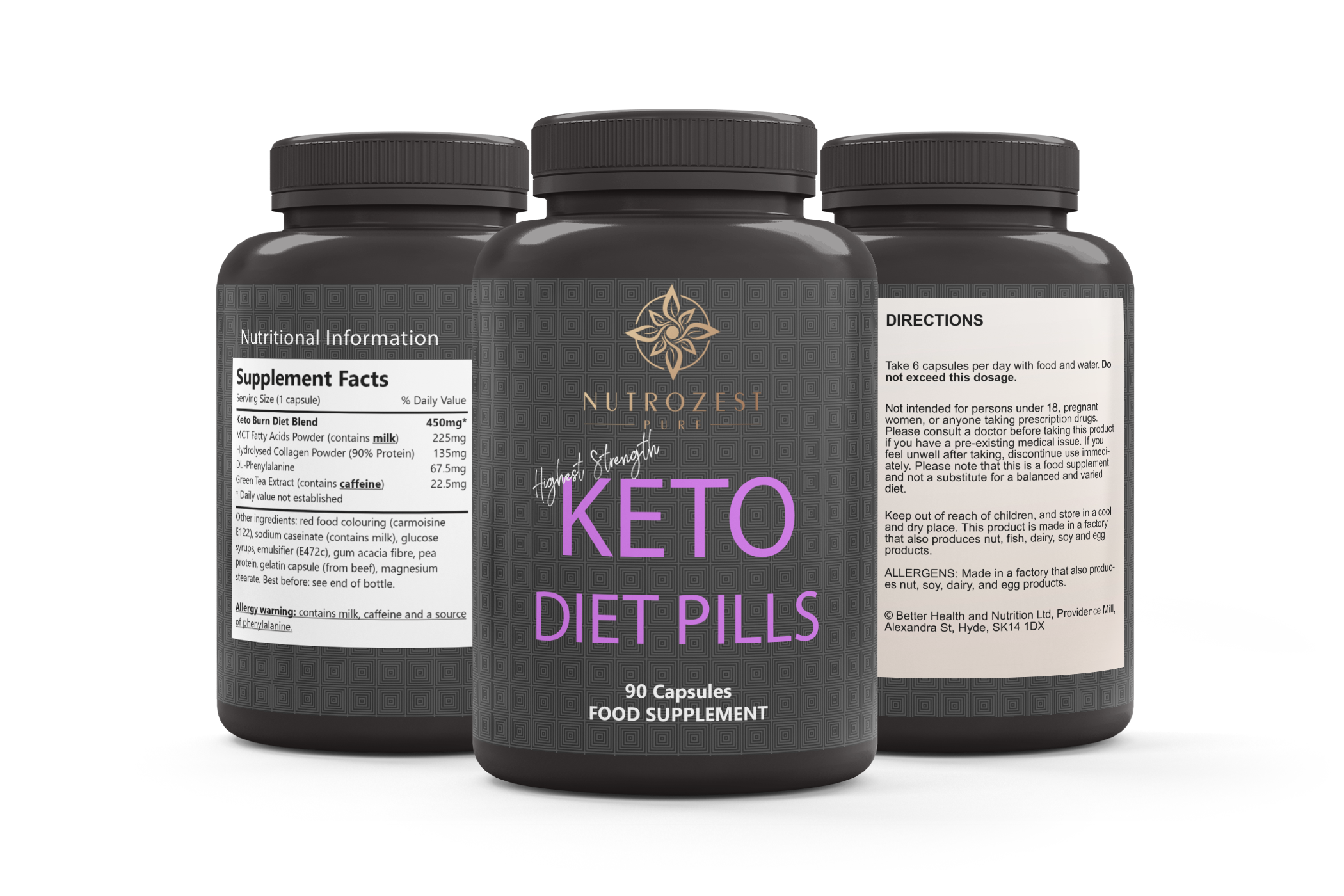 KETO EXTREME Diet Pills - Complete Weight Loss Fat Burner Ketosis Slimming