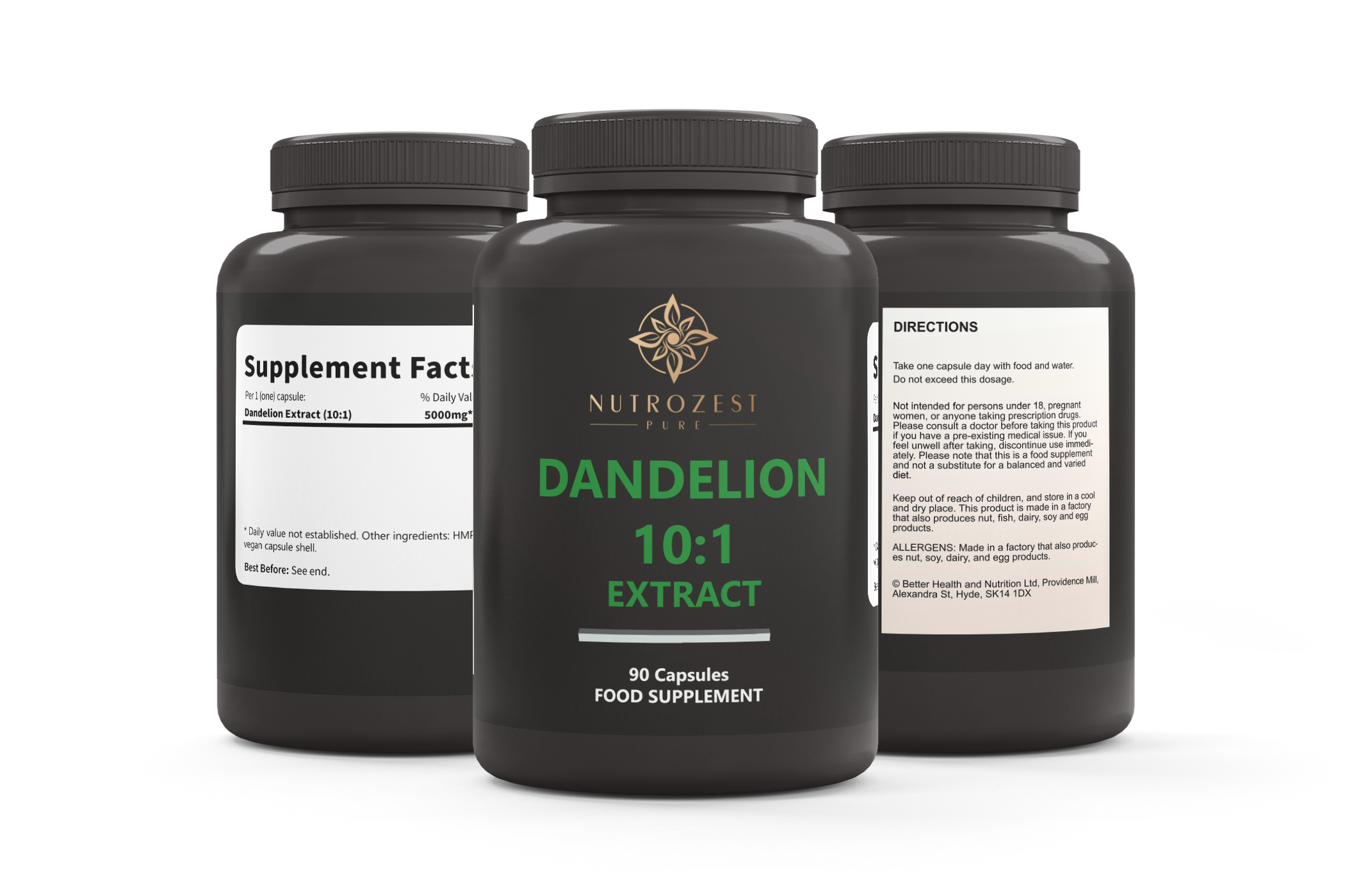 Organic DandelionRoot Capsules